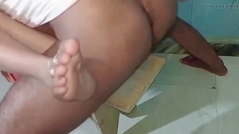Stepbrother catches his stepsis alone, kisses her and has his way with her