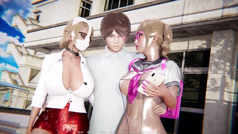 Andare a , animazione 3d, fighe