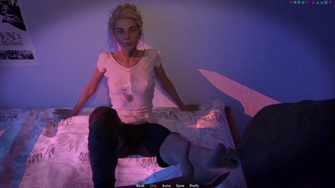 Visual novel, avn, in town