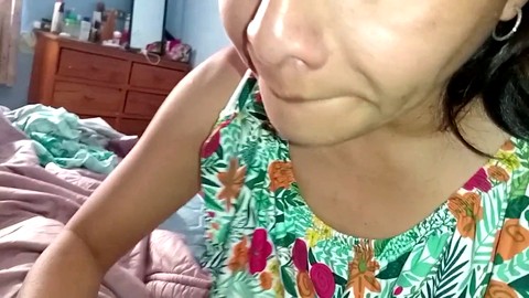 Une épouse en sueur qui vide son beau-frère